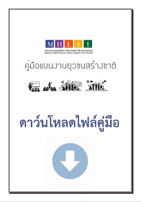 คู่มือแผนงานยุวชนสร้างชาติ