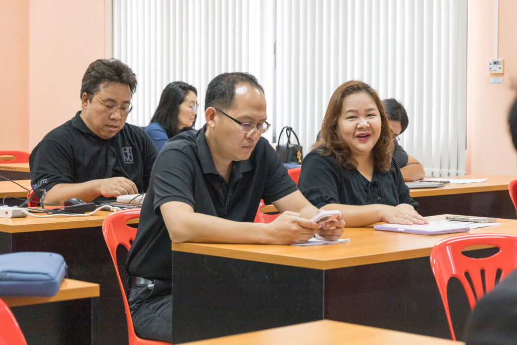 ประธานกล่าวเปิดการอบรม