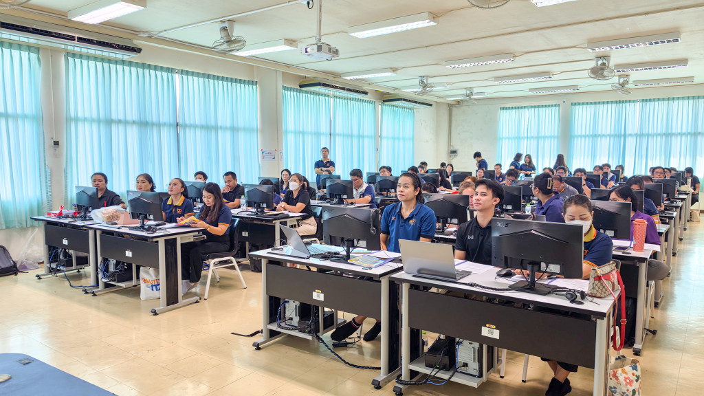 บรรยากาศการอบรม E-expense 3