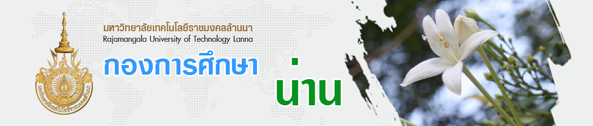 Website logo Education Rajamangala University of Technology Lanna Nan