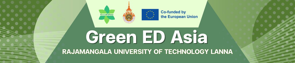 โลโก้เว็บไซต์ Green Ed Asia มหาวิทยาลัยเทคโนโลยีราชมงคลล้านนา