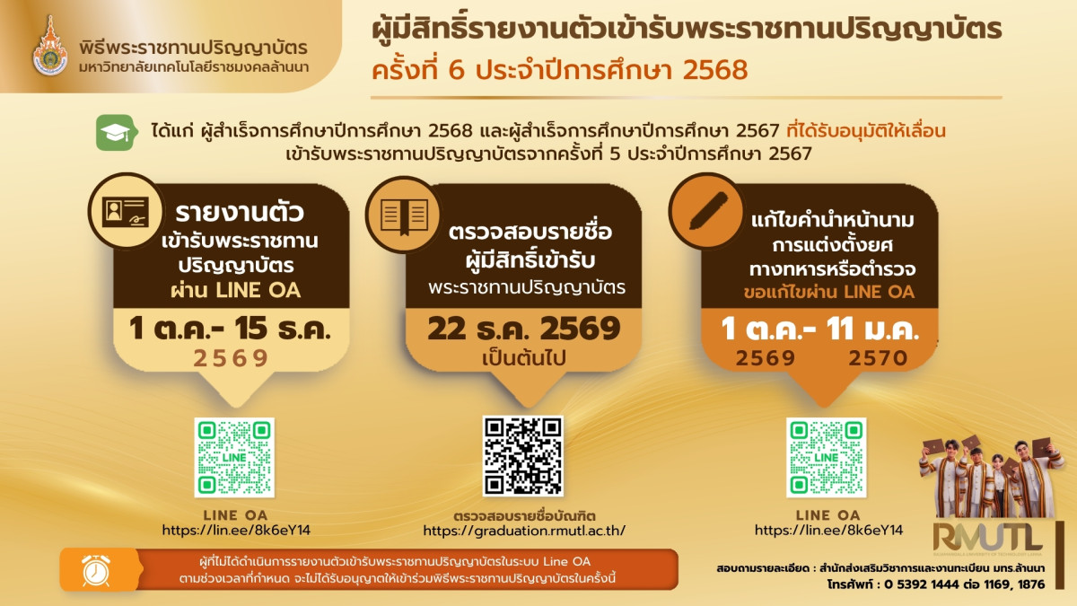 รับปริญญา