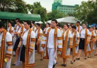 รูปภาพ : การฝึกซ้อมใหญ่ พิธีรับพระราชทานปริญญาบัตร