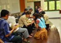 รูปภาพ : สาขาวิทยาศาสตร์ จัดโครงการ“ สืบสานศิลปวัฒนธรรมและภูมิปัญญาท้องถิ่น สล่าสิปปะก๋านล้านนา กิจกรรมรดน้ำดำหัว”