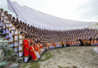 รูปภาพ : ถ่ายภาพหมู่และซ้อมย่อยพิํธีพระราชทานปริญญาบัตร ประจำปีการศึกษา 2561