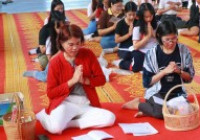 รูปภาพ : มทร.ล้านนา เชียงราย จัดกิจกรรมส่งเสริมพระพุทธศาสนาสวดมนต์ทำวัตรเช้า ทำบุญตักบาตรและฟังเทศน์พื้นเมืองชาดกเนื่องในเทศกาลเข้าพรรษา สัปดาห์ที่ 7