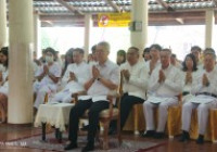 Image : พิธีเจริญพระพุทธมนต์ถวายพระพรชัยมงคลแด่สมเด็จพระพันปีหลวง และพระบาทสมเด็จพระเจ้าอยู่หัว