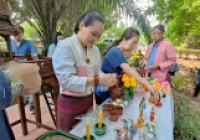 รูปภาพ : 27 เม.ย.66: กิจกรรมส่งเสริมวัฒนธรรม สืบฮีดสานฮอย ป๋าเพณีปี๋ใหม่เมือง ตี้สถาบันถ่ายทอดเทคโนโลยีสู่ชุมชน เนื่องในเทศกาลปี๋ใหม่เมือง ประจำปี 2566