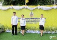 รูปภาพ : พิธีเวียนเทียนสมโภชน้ำพระพุทธมนต์ศักดิ์สิทธิ์ เฉลิมพระเกียรติพระบาทสมเด็จพระเจ้าอยู่หัว เนื่องในโอกาสพระราชพิธีมหามงคลเฉลิมพระชนมพรรษา 6 รอบ