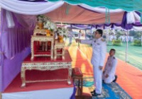 รูปภาพ : มทร.ล้านนา พิษณุโลก เข้าร่วมพิธีบวงสรวงดวงพระวิญญาณสมเด็จพระนเรศวรมหาราช ในงานพิธีวันยุทธหัตถี ประจำปี 2568