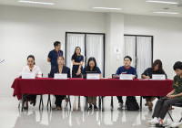 รูปภาพ : วิทยาลัยเทคโนโลยีและสหวิทยาการ ส่งเสริมนักเรียน นักศึกษาด้านภาษาไทยและการสร้างสรรค์ศิลปะ ผ่านกิจกรรม ขีดเส้น เล่นสาย ลายศิลป์ เขียนจิตนาการ สานฝันวรรณกรรม 