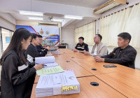 รูปภาพ : มทร.ล้านนา เชียงราย ต้อนรับ สพรง.20 และสำนักงานรับรองความรู้ความสามารถ ตรวจติดตามศูนย์ประเมินฯ สาขาช่างไฟฟ้าภายในอาคาร