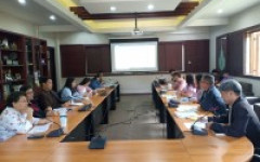 The Cultural Studies Center held the meeting to create the brooch and medal of 15th RMUTL celebration