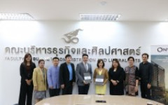 Signing Ceremony of Academic Cooperation for Education Management between International Business Management Program and ONXY Hospitality (Thailand) Co., Ltd.