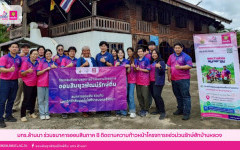 มทร.ล้านนา ร่วมธนาคารออมสินภาค 8 ติดตามความก้าวหน้าโครงการแอ่วม่วนรักษ์ฮักบ้านหลวง
