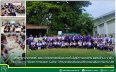 สาขาวิทยาศาสตร์ คณะวิทยาศาสตร์และเทคโนโลยีการเกษตร มทร.ล้านนา น่าน จัดโครงการ “Steam Innovator Camp” ให้กับนักเรียนชั้นมัธยมศึกษาตอนต้นจากโรงเรียนปัว