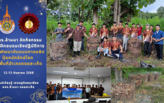 มหาวิทยาลัยเทคโนโลยีราชมงคล ล้านนา จัดกิจกรรมการฝึกอบรมเชิงปฏิบัติการพัฒนาต้นแบบการผลิตปุ๋ยหมักรักษ์โลก ในพื้นที่อำเภอดอยสะเก็ด