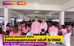 ผู้บริหาร มทร.ล้านนา ลำปาง ร่วมประชุมสภากาแฟจังหวัดลำปาง คร้ังที่ 8/2568 พบปะ พูดคุย แลกเปลี่ยนเรียนรู้ ข้อราชการ กับภาครัฐ เอกชน และประชาชนฯ