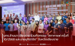 มทร.ล้านนา เชียงราย ร่วมกิจกรรม “สภากาแฟ ครั้งที่ 10/2568 และงานมุทิตาจิต” จังหวัดเชียงราย