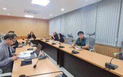 กองประชาสัมพันธ์ร่วมประชุมคณะกรรมการบริหารสำนักงานอธิการบดี (วาระพิเศษ)เพื่อร่วมพิจารณาการดำเนินการให้ได้มาซึ่งคณะกรรมการสรรหาอธิการบดี