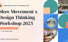 โครงการ Slow Movement x Design Thinking Workshop 2025 ณ NHU ไต้หวัน