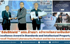'' EduShield '' มทร.ล้านนา คว้ารางวัลความเป็นเลิศฯ Excellence Award in Standards and Intellectual Property  จากเวที Thailand Cybersecurity Product and Service Awards ๒๐๒๕