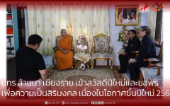 มทร.ล้านนา เชียงราย เข้าสวัสดีปีใหม่และขอพร เพื่อความเป็นสิริมงคล เนื่องในโอกาศขึ้นปีใหม่ 2569