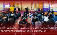  จิตอาสาพลังนักศึกษา มทร.ล้านนา เชียงราย ออกค่ายอาสา 2569  พัฒนาสถานศึกษาโรงเรียนบ้านภูเงิน จังหวัดพะเยา