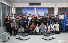 วิศวกรรมอุตสาหการ ผนึกกำลัง สพภ. 43 ตาก จัดโครงการอบรมควบคุมหุ่นยนต์อุตสาหกรรม ยกระดับทักษะรับเศรษฐกิจดิจิทัล