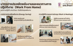 สวก.มทร.ล้านนา แจ้ง มาตรการประหยัดพลังงานและแนวทางการปฏิบัติงาน(Work From Home) เพื่อร่วมรับมือวิกฤตพลังงาน 
