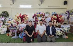 กองประชาสัมพันธ์ มทร.ล้านนา ร่วมแสดงความอาลัยในพิธีบำเพ็ญกุศลศพสื่อมวลชนเครือข่ายของมหาวิทยาลัย