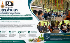 สถาบันวิจัยและพัฒนา มทร.ล้านนา ลงพื้นที่ประเมินผลตอบแทนทางสังคม (SROI) ติดตามผลการดำเนินงานโครงการวิจัย ณ จังหวัดเชียงราย