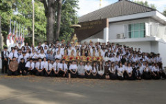 พิธีบวงสรวงองค์พระวิษณุกรรมและพิธีครอบครูช่าง คณะศิลปกรรมและสถาปัตยกรรมศาสตร์ ประจำปีการศึกษา 2569