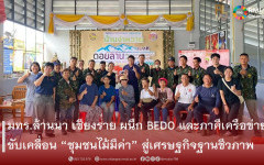 มทร.ล้านนา เชียงราย ผนึกกำลัง สพภ. (BEDO) เทศบาลตำบลดอยลาน และภาคีเครือข่าย ขับเคลื่อน “ป่าครอบครัวบ้านจำหวาย” ต้นแบบการบริหารจัดการความหลากหลายทางชีวภาพ สู่เศรษฐกิจฐานชีวภาพอย่างยั่งยืน