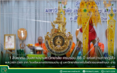1 สิงหาคม วันสถาปนามหาวิทยาลัย ครบรอบ 88 ปี แห่งความภาคภูมิใจ จาก โรงเรียนเกษตรกรรมน่าน สู่ มหาวิทยาลัยเทคโนโลยีราชมงคลล้านนา น่าน