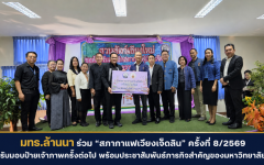มทร.ล้านนา ร่วม “สภากาแฟเวียงเจ็ดลิน” ครั้งที่ 8/2569 รับมอบป้ายเจ้าภาพครั้งต่อไป พร้อมประชาสัมพันธ์ภารกิจสำคัญของมหาวิทยาลัย