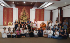 มทร.ล้านนา จัดกิจกรรมสืบสานประเพณีวันธรรมสวนะ นบพระฟังธรรม
