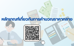 หลักเกณฑ์เกี่ยวกับการคำนวณราคากลาง