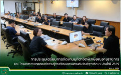 การประชุมเตรียมการจัดงานมุทิตาจิตผู้เกษียณอายุราชการ และโครงการถ่ายทอดองค์ความรู้ทางวัฒนธรรมสานสัมพันธ์พุทธรักษา ประจำปี 2569 มทร.ล้านนา น่าน