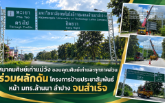 สมาคมศิษย์เก่าแม่วัง ขอบคุณศิษย์เก่าและทุกภาคส่วน ร่วมผลักดันโครงการป้ายประชาสัมพันธ์หน้า มทร.ล้านนา ลำปาง จนสำเร็จ