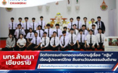 มทร.ล้านนา เชียงราย จัดกิจกรรมถ่ายทอดองค์ความรู้เรื่อง “กฐิน”  เรียนรู้ประเพณีไทย สืบสานวัฒนธรรมอันดีงาม