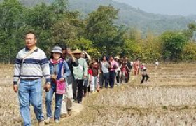 รูปภาพ : คณะ ศจพช. ดำเนินแผนงานวิจัย ณ บ้านนาโต่ อ.แม่ฟ้าหลวง จ.เชียงราย