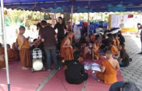 Image : Transfer knowledge of the invention of a rocket from a water bottle. Novices of the Thai preservation class 3/2017