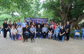 รูปภาพ : ติดตามความก้าวหน้าการดำเนินงานโครงการยกระดับคุณภาพชีวิตของหมู่บ้าน ชุมชน แบบมีส่วนร่วม ประจำปีงบประมาณ 2560 กรณีบ้านห้วยทราย ต.แม่ปั๋ง อ.พร้าว จ.เชียงใหม่