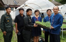 รูปภาพ : มทร.ล้านนา ลำปาง มอบต้นกล้าดอกดาวเรือง แก่ศูนย์ฝึกนักศึกษาวิชาทหาร มทบ.32