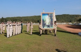 รูปภาพ : มทร.ล้านนา  เชียงราย ร่วมกับ อำเภอพาน จัดพิธีรื้อถอนซุ้มวางดอกไม้จันทน์