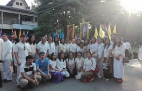 รูปภาพ : คณะวิทยาศาสตร์และเทคโนโลยีการเกษตร ร่วมพิธีเจริญพระพุทธมนต์เฉลิมพระเกียรติและถวายพระพรชัยมงคลฯ