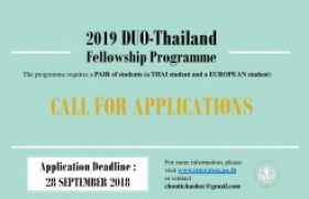 รูปภาพ : โครงการทุนการศึกษาภายใต้ DUO-Thailand Fellowship Program ประจำปี 2562