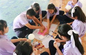 รูปภาพ : ทีมงานสะเต็ม (STEM)  มทร.ล้านนา เชียงราย เข้าจัดอบรมโครงการพัฒนาศักยภาพเครือข่ายอุดมศึกษาพี่เลี้ยง ณ รร.เวียงป่าเป้าวิทยาคม