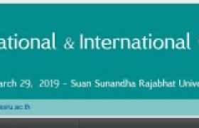 รูปภาพ : ขอเชิญร่วมนำเสนอผลงานวิจัยในการประชุมวิชาการและเสนอผลงานวิจัยระดับชาติและนานาชาติ ครั้งที่ 10